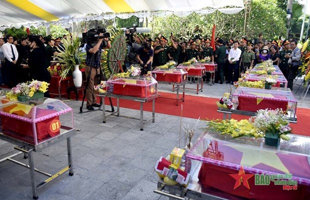Efectuan en Vietnam requiem en homenaje a martires hinh anh 1
