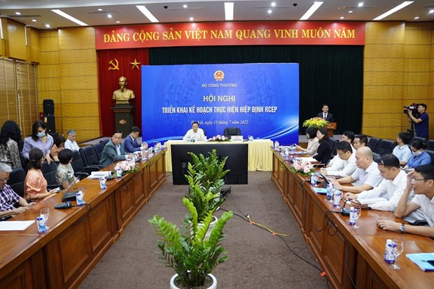 Apoyan a empresas vietnamitas para explotar con eficiencia el acuerdo RCEP hinh anh 1