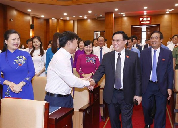 Presidente del Parlamento asiste a cuarta reunion del Consejo Popular de Phu Tho hinh anh 2