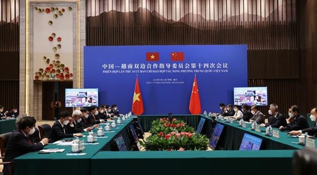Efectuan XIV Reunion del Comite Directivo para la Cooperacion Bilateral Vietnam-China hinh anh 2