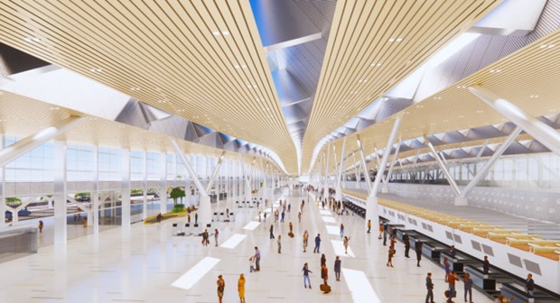 Nueva terminal T3 del aeropuerto Tan Son Nhat adoptara forma de Ao Dai hinh anh 1