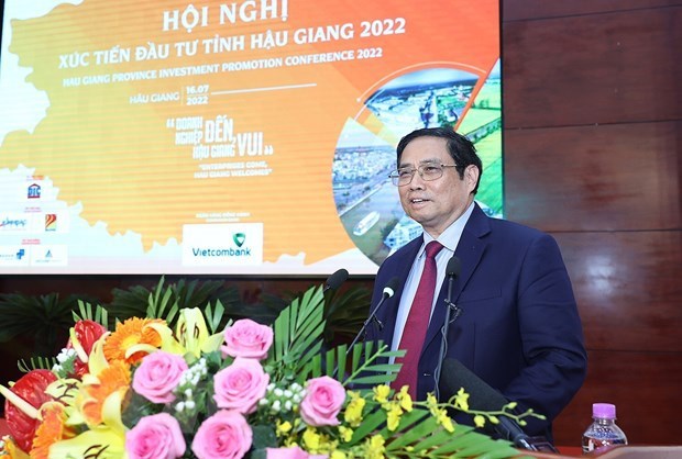 Exhorta premier vietnamita a promover inversiones en provincia de Hau Giang hinh anh 1
