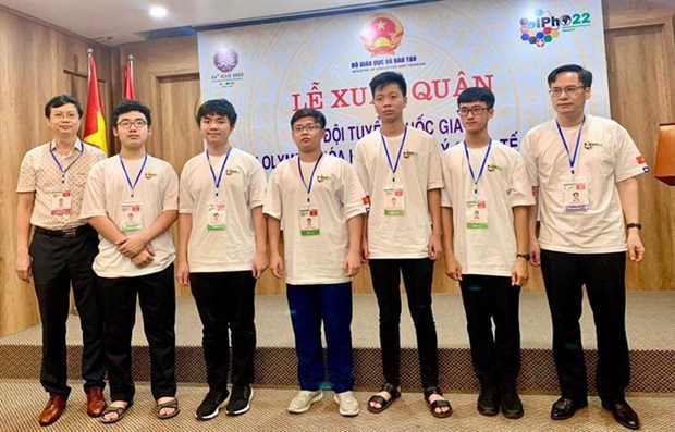 Obtiene Vietnam cinco medallas en Olimpiada Internacional de Fisica 2022 hinh anh 1