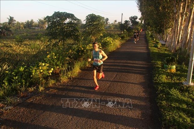 Hasta ocho mil 500 corredores se unen al Maraton Internacional del Delta del Mekong hinh anh 1
