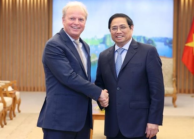 Primer ministro vietnamita recibe al director ejecutivo del Banco Mundial hinh anh 1