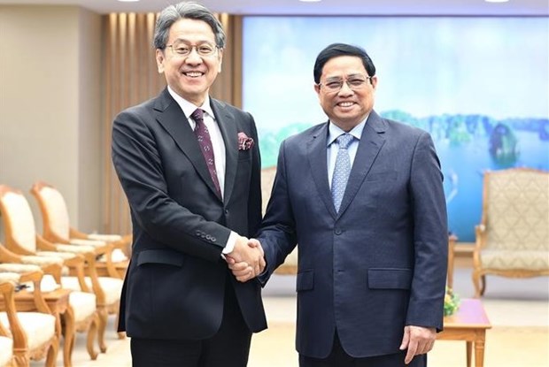 Premier vietnamita recibe al presidente del Consejo Administrativo de JBIC hinh anh 1