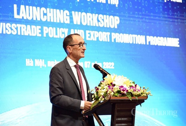 Suiza apoya promocion de exportaciones de Vietnam hinh anh 1