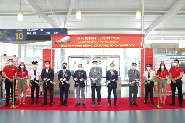 Vietjet inaugura mas rutas entre Vietnam y Corea del Sur hinh anh 1