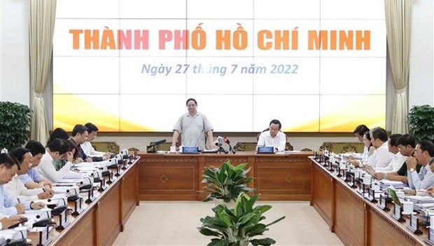 Gobierno trabajara con Ciudad Ho Chi Minh para impulsar el crecimiento municipal, afirma premier hinh anh 1