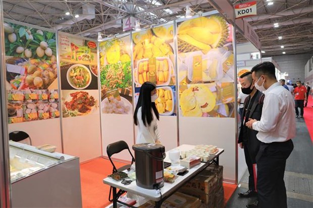 Productos vietnamitas participan en Foodex Japan in Kansai 2022 hinh anh 2