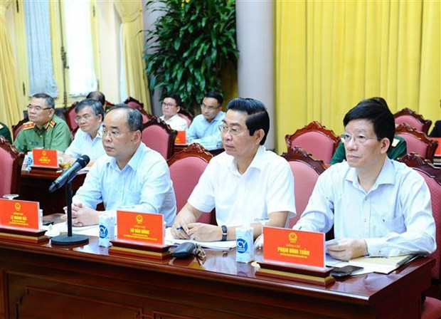 Presidente vietnamita dirige reunion del Consejo de Defensa y Seguridad Nacional hinh anh 2