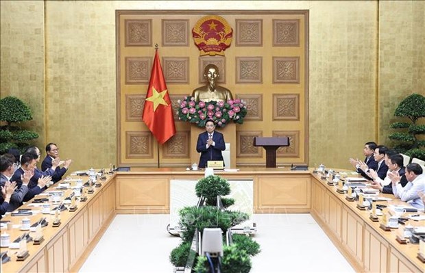 Premier de Vietnam preside dialogo con empresarios sudcoreanos hinh anh 1