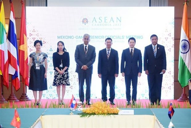 Vietnam asiste a Reunion de Ministros de Relaciones Exteriores de Cooperacion Mekong-Ganga hinh anh 1