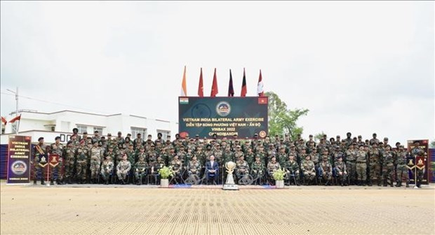 Comienzan Vietnam e India ejercicios de mantenimiento de paz hinh anh 1