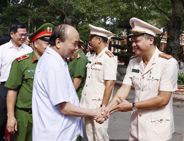 Presidente vietnamita inspecciona trabajo de amnistia en provincia de Dong Nai hinh anh 1