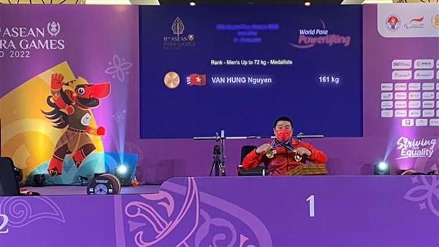 Vietnam ocupa tercer lugar en Juegos Paralimpicos de ASEAN hinh anh 2