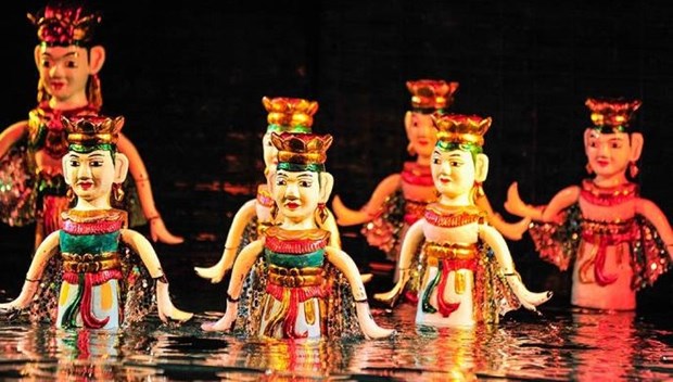 Promocionan arte tradicional de marionetas de agua vietnamitas en Corea del Sur hinh anh 1