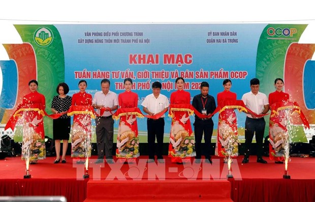 Inauguran semana de productos OCOP de Hanoi en 2022 hinh anh 1