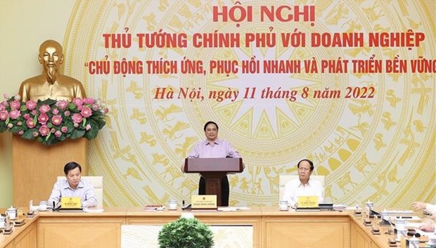Primer ministro vietnamita sostiene conferencia virtual con empresas hinh anh 1