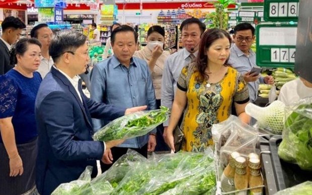 Aspira Laos a introducir productos en supermercados de Hanoi hinh anh 1