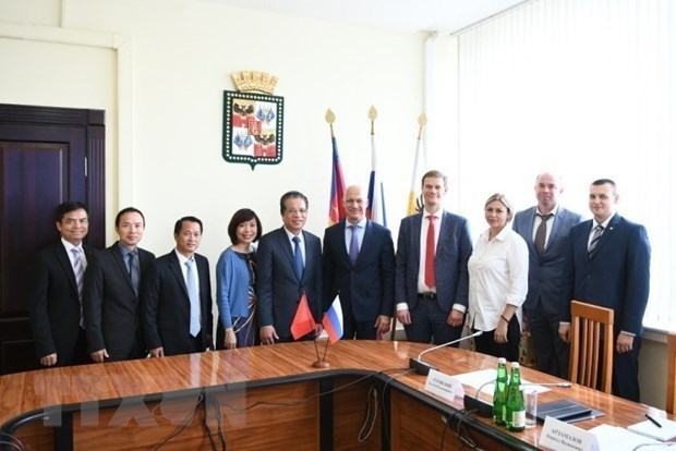 Embajador vietnamita en Rusia realiza visita de trabajo en provincia de Krashnodar hinh anh 1