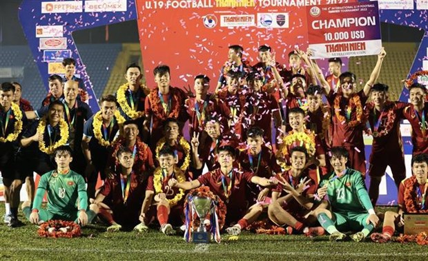 Vietnam, campeon de Torneo Internacional de futbol Sub-19 hinh anh 1