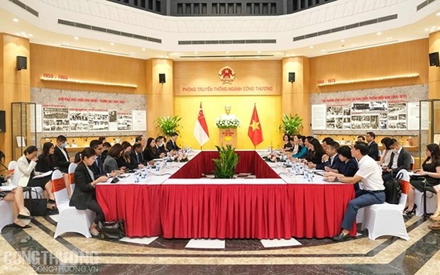 Vietnam y Singapur promueven cooperacion en comercio, economia digital y energia hinh anh 1