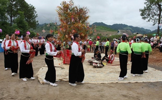 Fiesta de la danza Xoe en la region del noroeste hinh anh 1