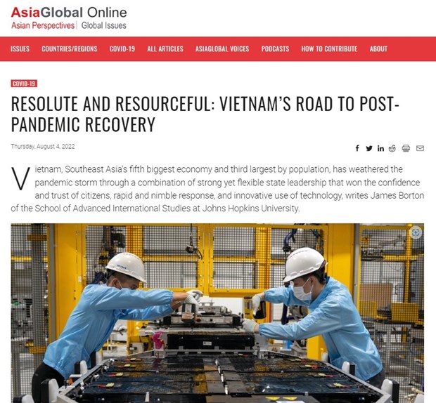 Vietnam da pasos firmes en recuperacion postpandemia, evalua experto estadounidense hinh anh 2