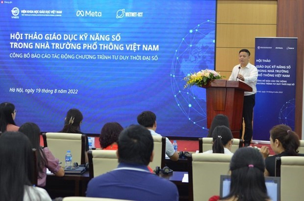 Medio millon de estudiantes vietnamitas aprenden habilidades digitales y de ciberseguridad hinh anh 1