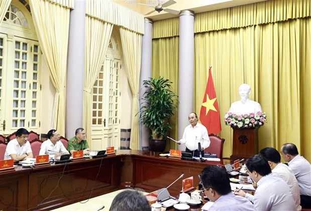 Presidente vietnamita preside reunion de Consejo Asesor de Amnistia hinh anh 1