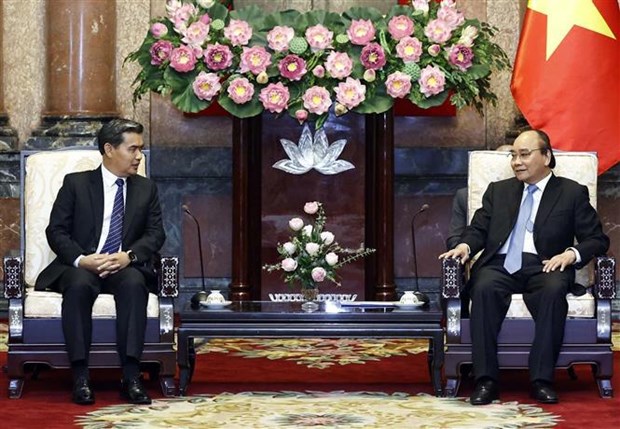 Presidente vietnamita recibe a fiscal general de Laos hinh anh 1