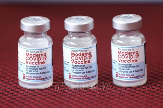 Administraran segunda dosis de vacunas antiCOVID-19 de Moderna para ninos en septiembre hinh anh 1