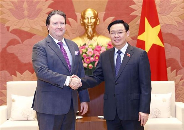 Presidente del Parlamento vietnamita se reune con embajador de Estados Unidos en Hanoi hinh anh 1