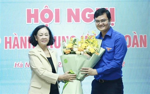 Bui Quang Huy elegido primer secretario del Comite Central de UJCHCM hinh anh 1