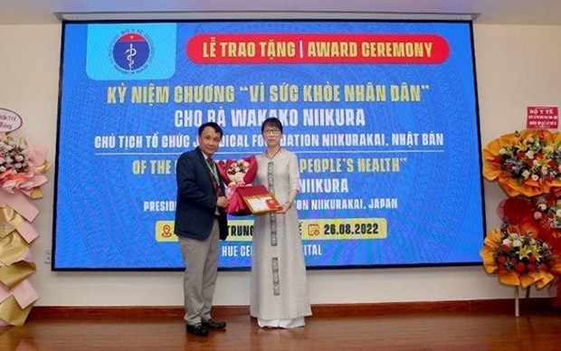 Destacan aportes de ciudadana japonesa al desarrollo de sector de salud de Vietnam hinh anh 1