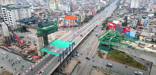 Hanoi acelera el progreso de varios proyectos claves hinh anh 1