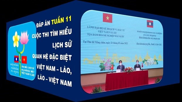 Nutrida participacion en concurso sobre relaciones especiales Vietnam - Laos hinh anh 1