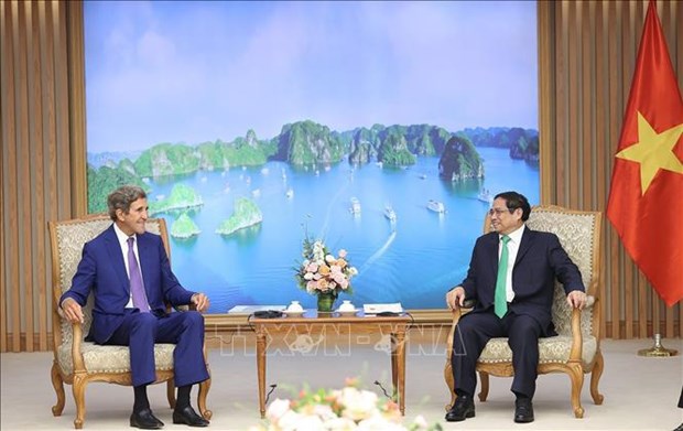 Primer ministro de Vietnam recibe a John Kerry hinh anh 2