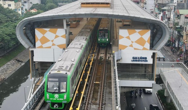 Linea ferroviaria Cat Linh - Ha Dong transporta casi seis millones de pasajeros hinh anh 1