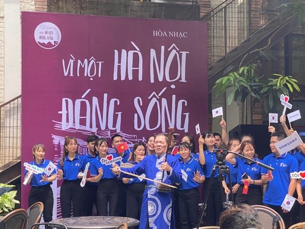 Concierto “Por un Hanoi que vale la pena vivir” honran los espacios publicos de la capital hinh anh 2