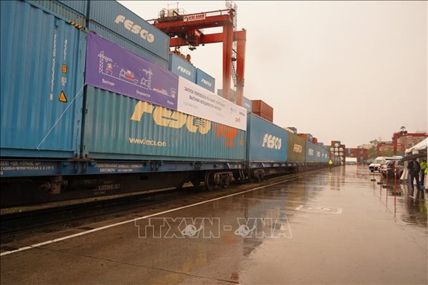 Conexion de rutas de transporte maritimo y ferrocarril impulsara comercio Vietnam - Rusia hinh anh 1