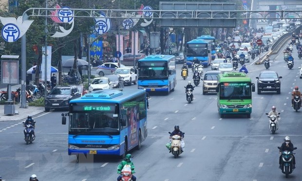 Trabaja Hanoi por mejorar transporte publico hinh anh 2