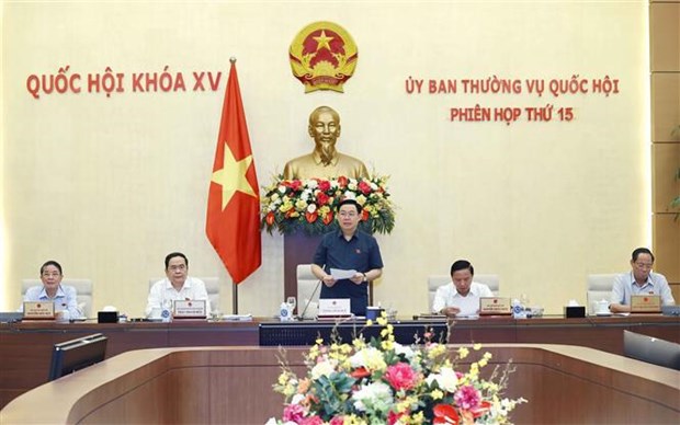 Comite Permanente de la Asamblea Nacional de Vietnam inaugura su 15 reunion hinh anh 1