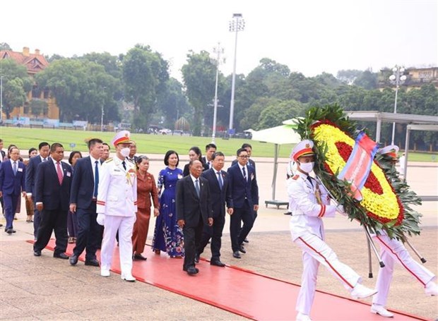 Presidente vietnamita recibe a titular legislativo camboyano hinh anh 3