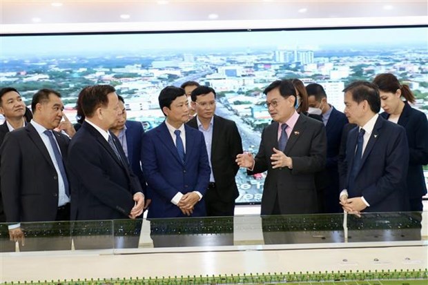 Vicepremier singapurense elogia modelo de Parque Industrial en Vietnam hinh anh 1