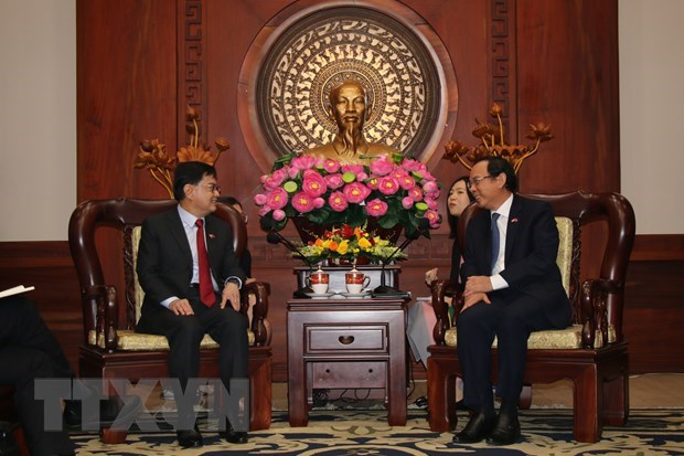 Ciudad Ho Chi Minh y Singapur promueven cooperacion multifacetica hinh anh 1