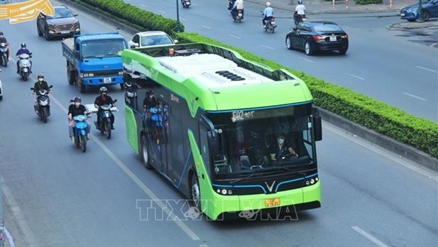 Hanoi necesita fondo millonario para convertir flota completa de sus autobuses en electricos hinh anh 2