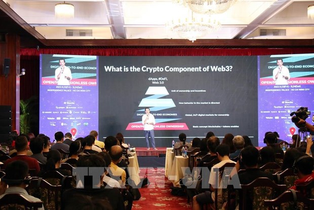 Mas de 30 representantes mundiales asisten al evento sobre blockchain en Vietnam hinh anh 1