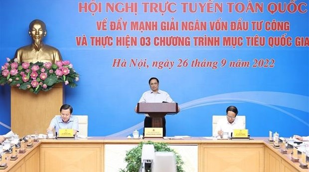 Primer ministro de Vietnam pide acelerar desembolso de inversion publica hinh anh 1